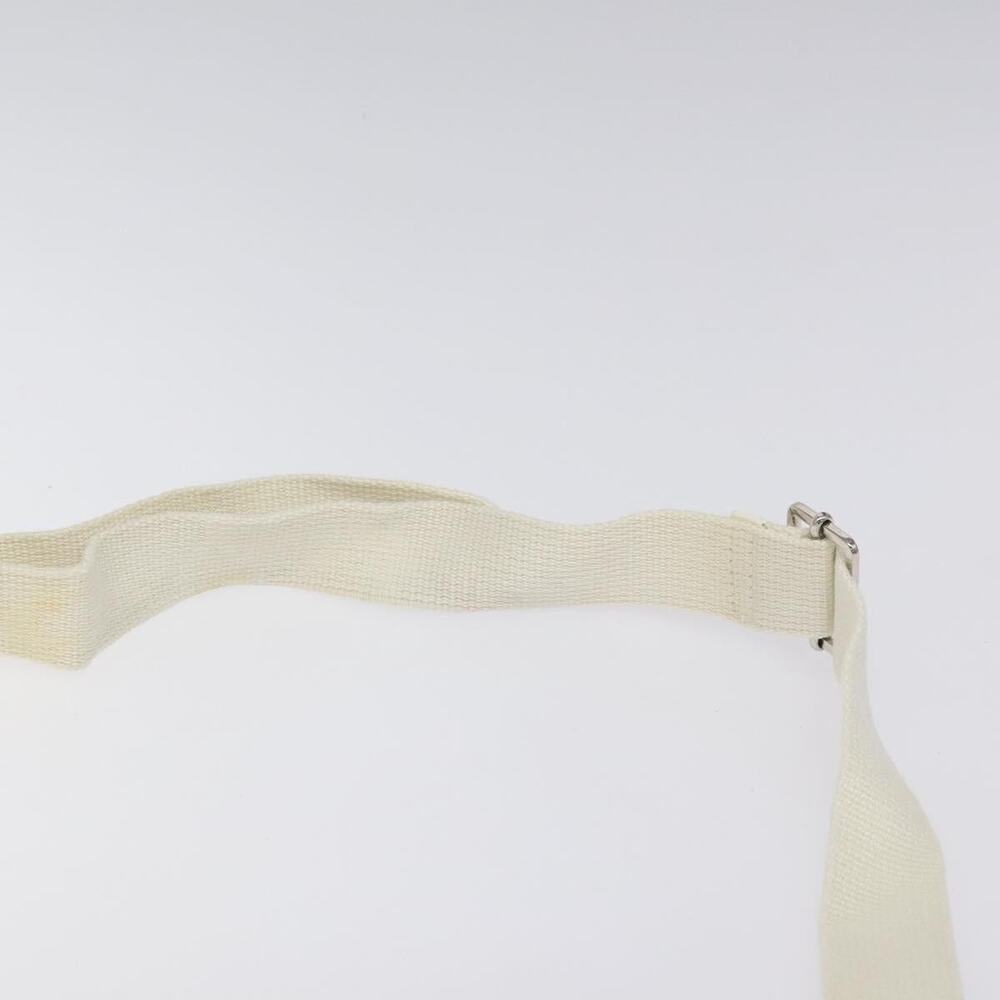 DIOR Trotter Canvas Shoulder Bag White Silver - Picture 14 of 16